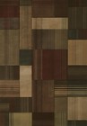 United Weavers 510-26659 Toffee Panels Blocks 2x8 Area Rug -Approx 2' 7" x 7' 4"