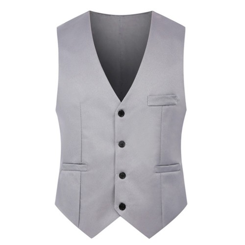 Mens Vest Clothing Waistcoat Winter All Seasons Autumn Double-breasted - Picture 8 of 21