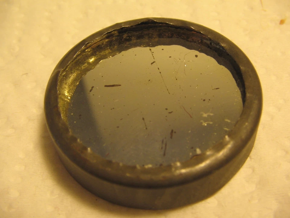 3 BIRDS Antique Vtg Dexterity Ball Game Toy Puzzle Glass Mirror back Germany VGC - Image 3 of 4