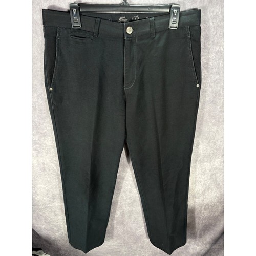 Tommy Bahama Jeans Herren 32x30 schwarz Seide Baumwollmischung 5 Pocket - Bild 2 von 7
