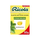1 Boite Ricola Citron Mélisse aux plantes des alpes suisses boite de 52 Grammes