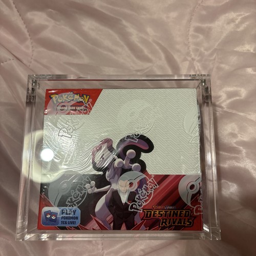 Destined Rivals Booster Box (36 Packs) - Pokemon TCG - Neu & Sealed + Acryl