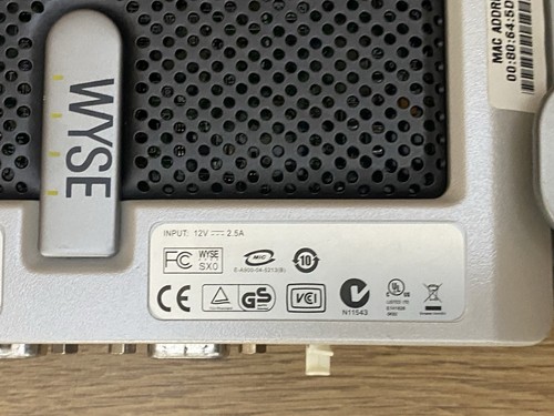 Client léger WYSE Sx0 Wyse S50 sans alimentation Référence : 902110-02L - Photo 5/14