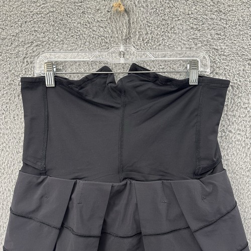 Lululemon Pace Rival mittelhoher Rock Skort schwarz sportlich Tennis Damen 6 - Bild 3 von 9