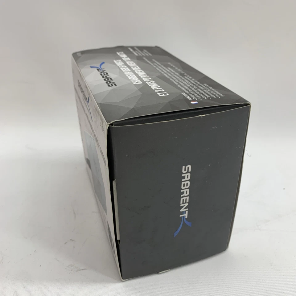 Cargador Sabrent 100 vatios 6 puertos USB y 2 puertos AX-ADPD negro Foto 3 de 4