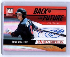 2011 Donruss Elite Extra Edition #9 Tony Wolters Back to the Future auto /499