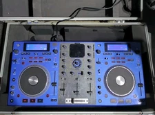 Numark Special Edition Blue Mixdeck Digital DJ Controller With Hard Case