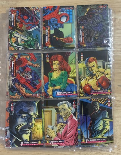 1994 MARVEL FLEER AMAZING SPIDER-MAN 150 COMPLETE BASE CARD SET VENOM CARNAGE - Picture 14 of 17