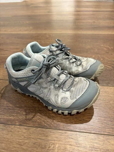 Merrell Women’s All Out Blaze Aero Sport Hiking, Trail Shoes Size 9 Gray Blue