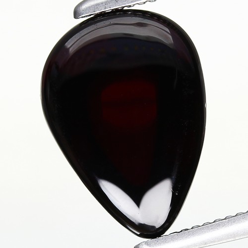 Hilo de espesartita naranja-rojo natural sin calefacción cabina pera 3,38 quilates 10,1 x 7,4 mm - Imagen 2 de 4