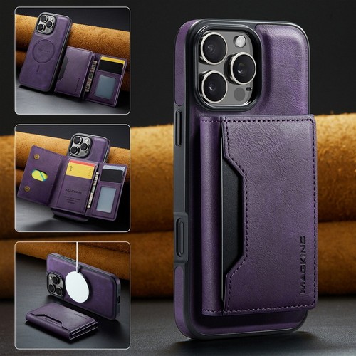 Removeble Magnetic Case Leather MagSafe Wallet For iPhone 12 13 14 15 16 17 - Picture 51 of 144