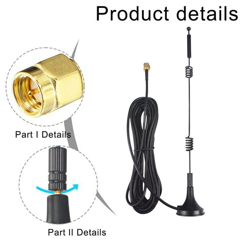 300cm Flexible Line Antenna for SMA Devices Enhancing Network Performance - Photo 4/11
