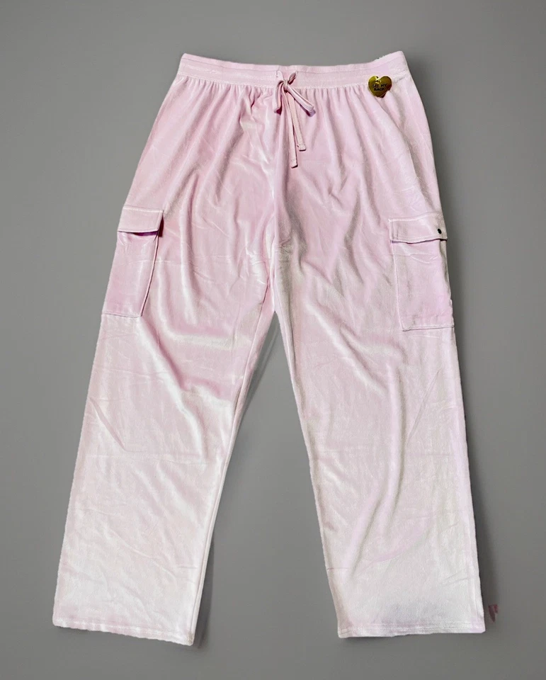 Juicy Couture Velour Big Bling Sweatpants in Lola Light Pink 1X Christmas gift - Image 3 of 4