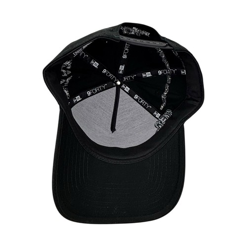 Gorra de béisbol New Era México 9Forty ajustable negra sobre negra Snapback gorra - Imagen 7 de 8
