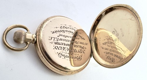 Rolex ‘1927 Police Provenance’ Full Hunter Enamel Dial Gents Pocket Watch, 50mm - Picture 12 of 22