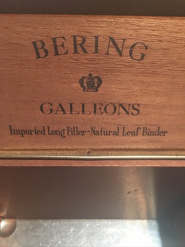 Barco Pirata Galeón Bering Texturizado De Colección, Cofre de Puros, Alemania, Corral Años 50’s - Imagen 9 de 13