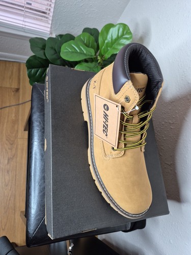 Hi-Tec Reznor 6 in Men's Soft Toe Work Boots Tan Size 10.5 Tan CH80053MT - Picture 2 of 5