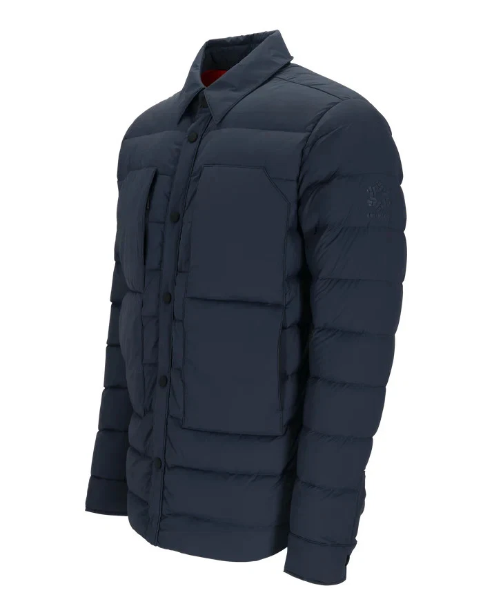 Obermeyer® Men's LARGE Explorer™ Down Shirt Jacket in Blue Nights - $249 - Image 2 of 4