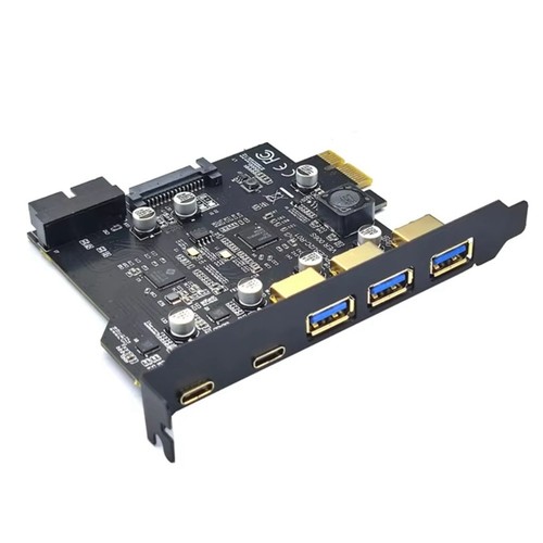 Nouveau Concentrateur de Carte PCIE USB 3.2 Gen2 de Type C USB 3.0 Carte PC1882 - Photo 4/6