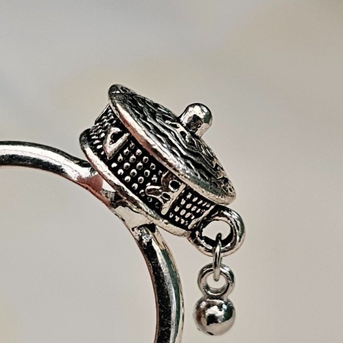 Anillo de ansiedad giratorio Flor de loto Spinning Fidget Anillo Budista... - Imagen 20 de 24