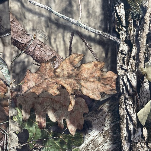 Herren Med Gamehide Camo Fleece Jagdjacke Reißverschluss Mossy Oak Camouflage ohne Kapuze - Bild 10 von 11