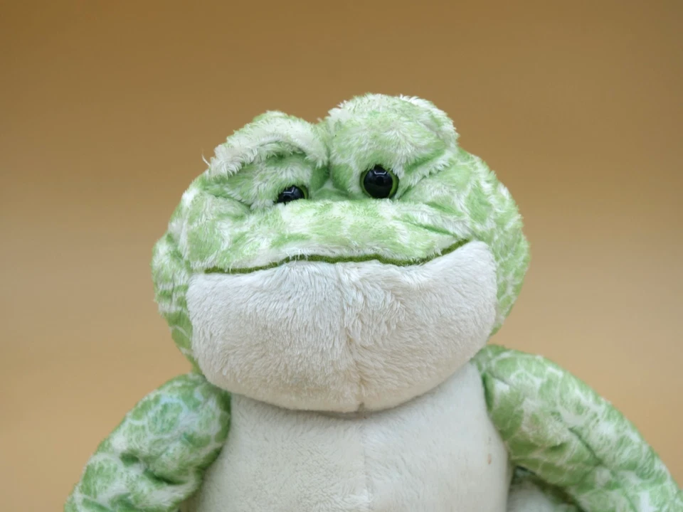 Ganz Webkins Spotted Frog HM142 Green White Plush Stuffed Animal ~ no code - Image 2 of 4