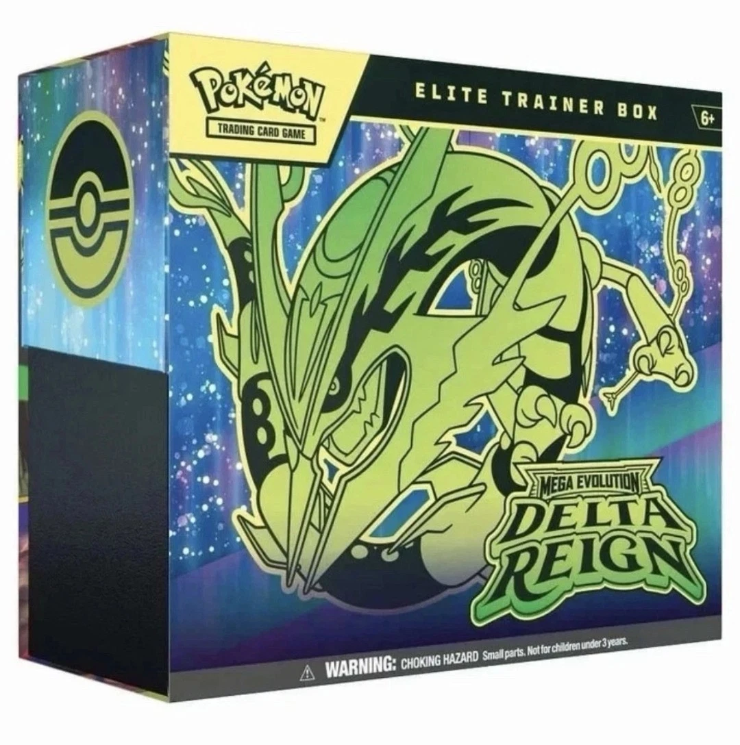 Pokémon TCG Delta Reign ETB Box English Factory Sealed ME6 PRESALE Ships 4nov image 1