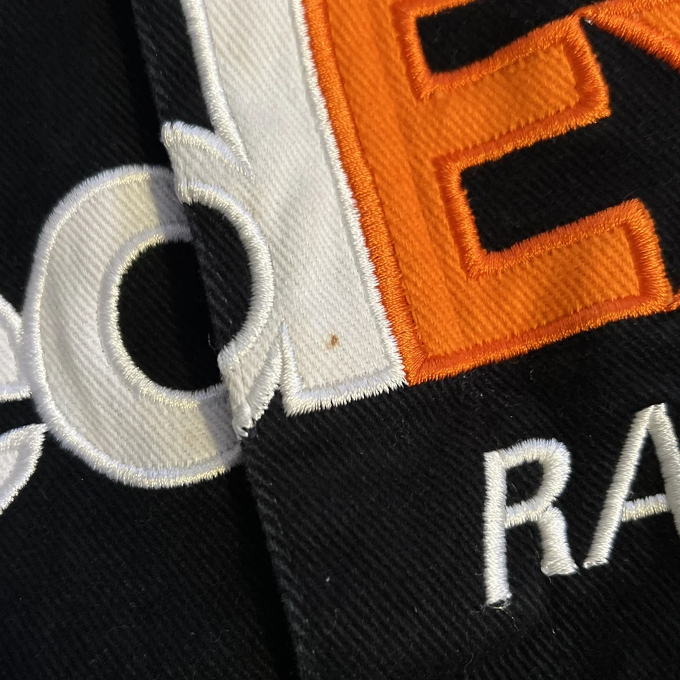 Chaqueta NASCAR negra vintage de los años 2000 Denny Hamlin x Fed Ex x Chase Authentics talla L Foto 3 de 4