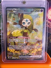 Pokémon Karte Meloetta EX  167/086 SIR – Schwarze Blitze – Deutsch