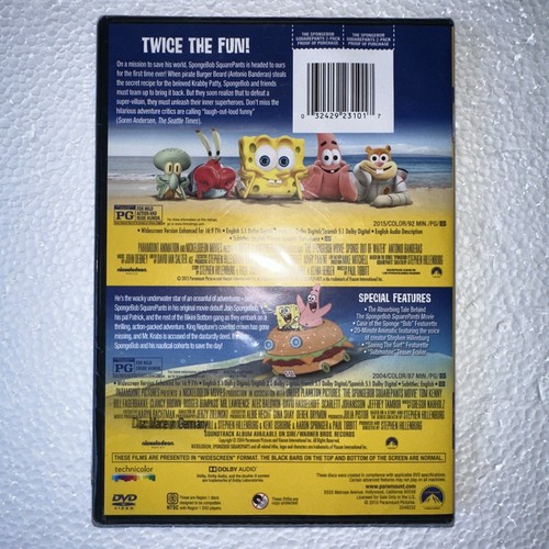 The Spongebob Movie Collection DVD New/Sealed - Afbeelding 2 van 2