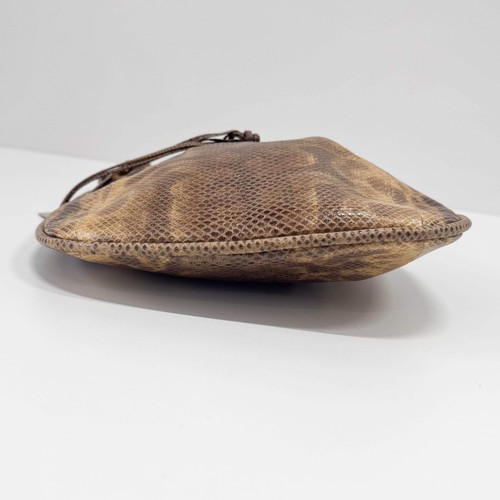 GUCCI Yellow Python Embossed Leather Shoulder Bag - Picture 7 of 15