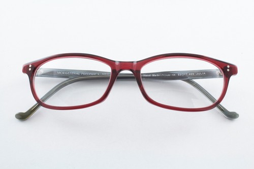 Authentic Morgenthal Frederics JULIA 409 53mm Crystal Red Gray Glasses Japan - Picture 6 of 6