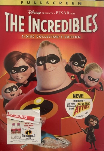 The Incredibles (DVD, 2004) Brand New Factory Sealed