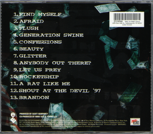 Motley Crue - Generation Swine (CD 1997) - Bild 2 von 2