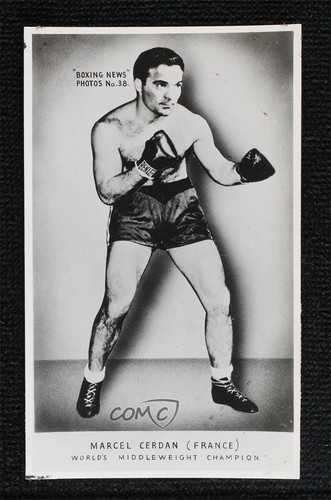 1940-70 Boxing News Photos Marcel Cerdan #38