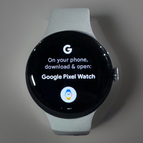 Google Pixel Watch 2 41mm Wi-Fi Silver Case Porcelain Band - Open Box