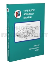 1973 Buick Century and Regal Factory Assembly Manual Luxus Eploded Views