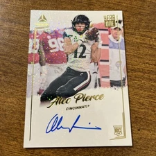 2022 Luminance Alec Pierce Year One  Rookie Auto Blue Ink COLTS RC #YSR-API