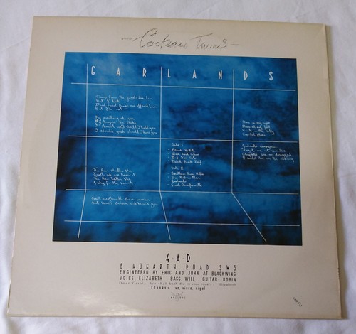 COCTEAU TWINS - Garlands - Vinal LP - UK 1st Press - 1982 - Picture 2 of 10