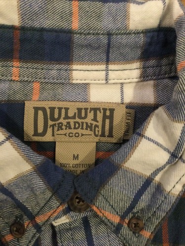 Duluth Trading Company Slim Fit Herren Erwachsene Gr. M kariertes Flanellhemd - Bild 5 von 5