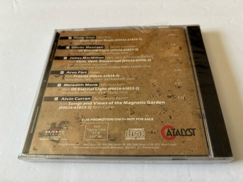 Catalyst Music Redefined CD Sampler P.GLASS/Arvo Part/A.Curran '93 Promo OnlyNEW - Picture 2 of 2