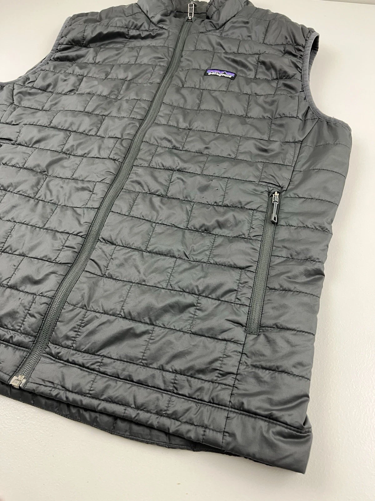 patagonia nano puff full zip insulated quilted puffer vest