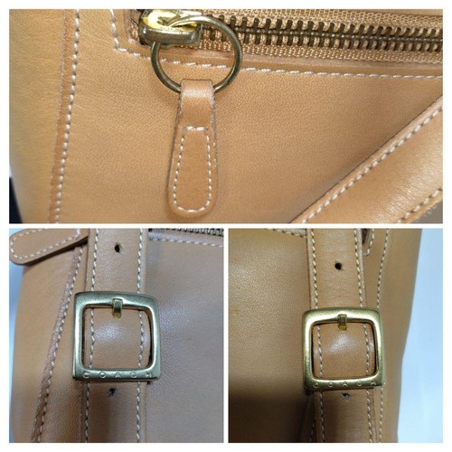 Vintage COACH USA Backpack Camel Leather Mini Rucksack M9C-9315 Old Coach #212 - Picture 13 of 20