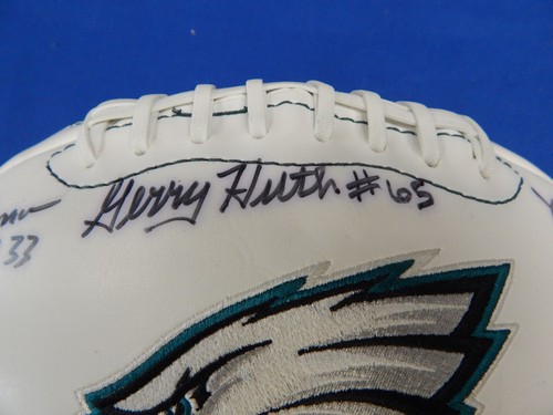 Vintage Philadelphia Eagles 1960 Championship Limited Edition Football 15 SIGS - Picture 8 of 16