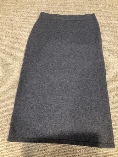 SET MAGLIONE E GONNA J. PETERMAN GRIGIO CASHMERE/LANA TAGLIA XL - Foto 7 di 11