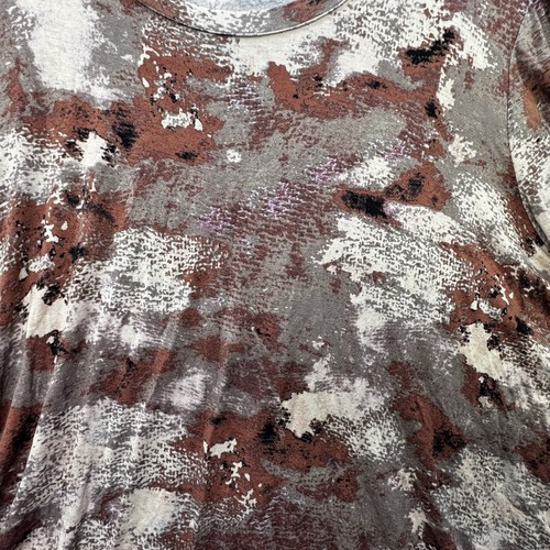 LOGO Lori Goldstein Damen Übergröße 3X Camouflage Print Long Tunika Top mit Taschen - Bild 5 von 11