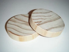 Replacement Wood Pucks x2 For Champion Nok Hockey Board Game