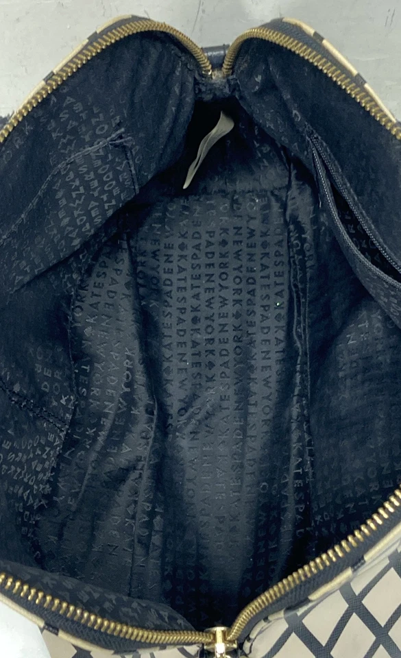 Сумка Kate Spade клетчатая кожа сумка с верхней ручкой - Изображение 4 из 4