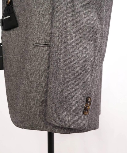 3.195 $ Giorgio Armani - 52 % Seide 48 % KASCHMIR grauer Blazer - 48R - Bild 4 von 9