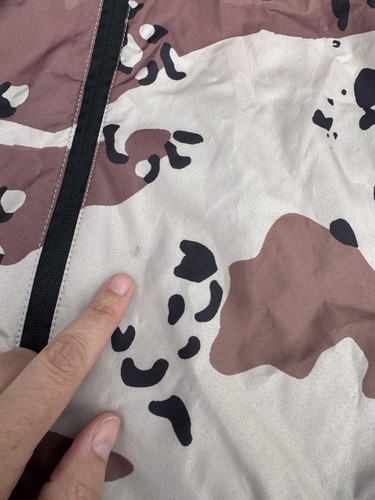 Zero Foxtrot Windbreaker Jacket Brown Camo Hooded Hunting Outdoor Men’s Sz Large - Picture 4 of 7